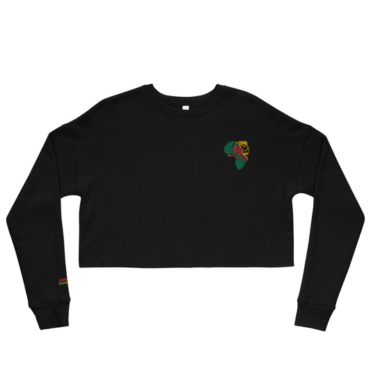 AR Embroidery Crop Sweatshirt