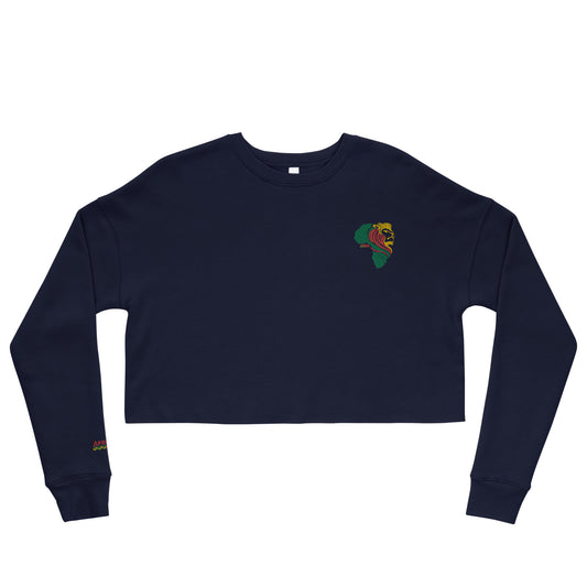 AR Embroidery Crop Sweatshirt